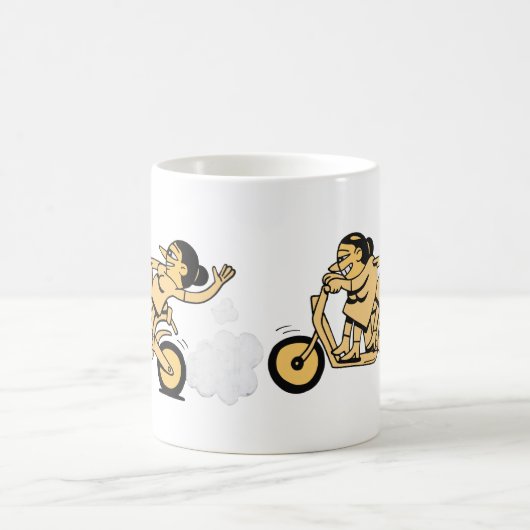 Bikers. Ga ervoor. Koffiemok (Center)