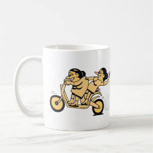 Bikers. Ga ervoor. Koffiemok