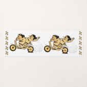 Bikers. Ga ervoor. Yogamat (Achterkant (horizontaal))