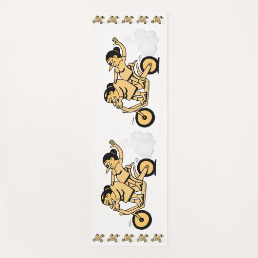 Bikers. Ga ervoor. Yogamat (Voorkant)
