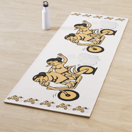 Bikers. Ga ervoor. Yogamat (In situ)