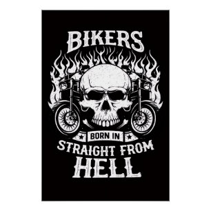 Bikers Geboren In Rechtstreeks Uit De Hel, Poster