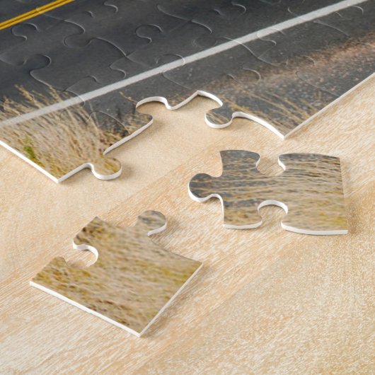 Bikers in Nevada. Kerstgroeten Legpuzzel (Zijkant)