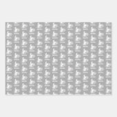 Bikers Motocross Dirt Bikers Mud Splats Pattern Inpakpapier Vel (Voorkant 2)