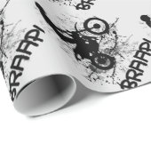 Bikers Motocross Dirt Bikers Mud Splatter Braap Cadeaupapier (Rol Hoek)