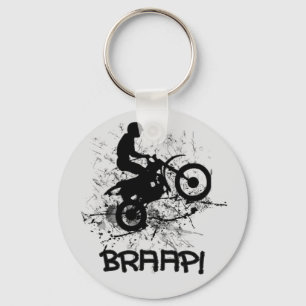 Bikers Motocross Dirt Bikers Mud Splatter Braap Sleutelhanger