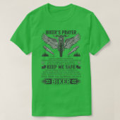 Bikers Prayer Shirt Biker Stuff Motorcycle Rider V (Design voorkant)