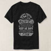 Biker's Prayer Shirt Funny Biker Motorcycl (Design voorkant)