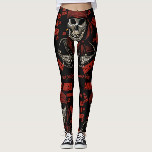 BIKERS T-shirt Leggings (Voorkant)
