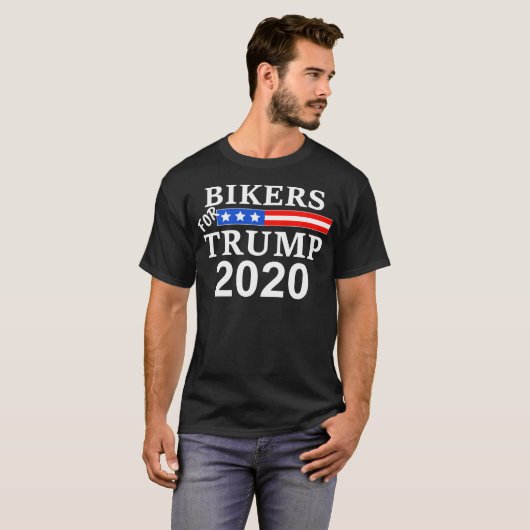 Bikers Trump 2020 T-shirt (Voorkant volledig)