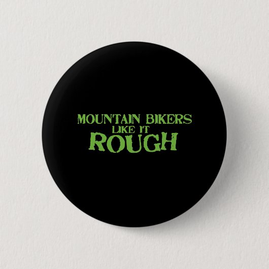 Bikers van bergen houden ervan ruw ronde button 5,7 cm (Voorkant)