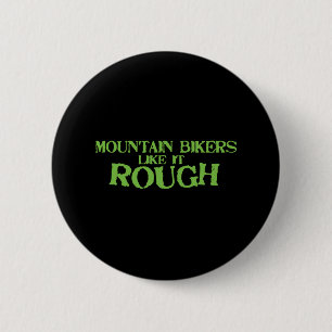 Bikers van bergen houden ervan ruw ronde button 5,7 cm