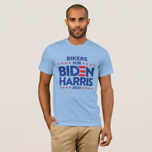 BIKERS VOOR BIDEN HARRIS T-SHIRT (Voorkant volledig)