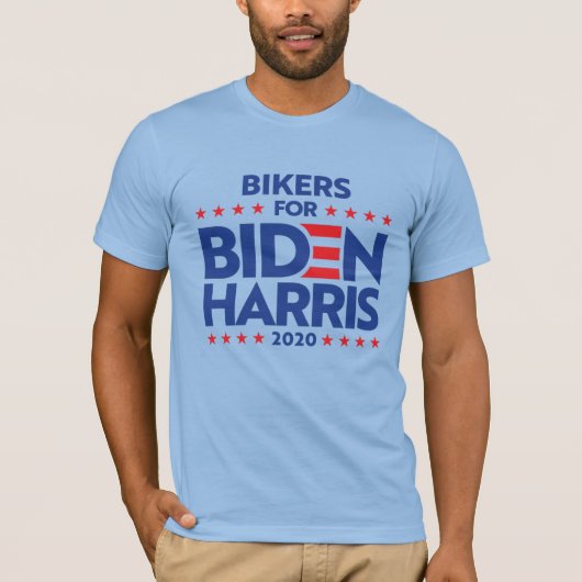 BIKERS VOOR BIDEN HARRIS T-SHIRT (Voorkant)