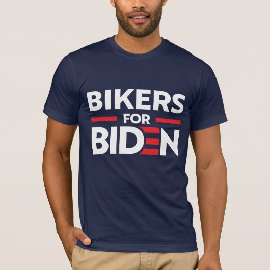 BIKERS VOOR JOE BIDEN T-SHIRT (Voorkant)