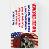 BIKERS VOOR TRUMP SPANDOEK (Verticaal)