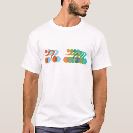 Bikers, Wielrenners freaks T-shirt (Voorkant)