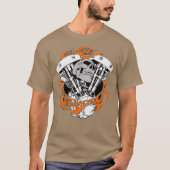Bikershirt - 1966 - 1984 Shovelhead T-shirt (Voorkant)