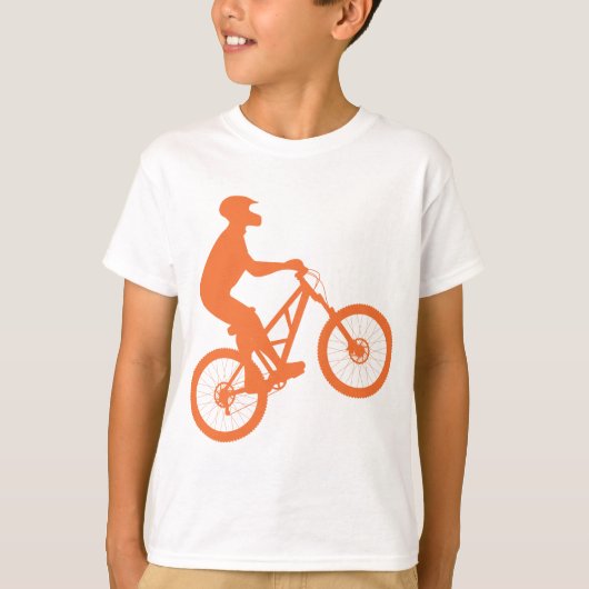 Bikersilhouet T-shirt (Voorkant)