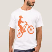 Bikersilhouet T-shirt (Voorkant)