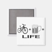 Bikes & Beer! Magneet (Voorkant / Achterkant)