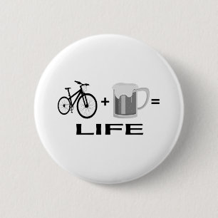 Bikes & Beer! Ronde Button 5,7 Cm