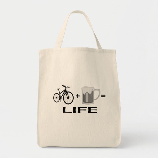 Bikes & Beer! Tote Bag (Voorkant)