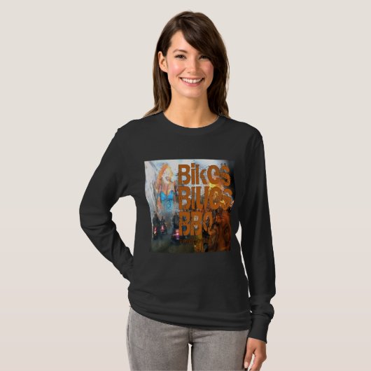 Bikes, Blues en BBQ-t - shirts (Voorkant volledig)