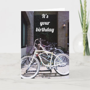 **BIKES CHARLESTON* BIRTHDAY-KAART FEESTDAGEN KAART