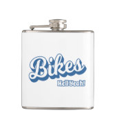 Bikes Hell Ja! Heupfles (Voorkant)