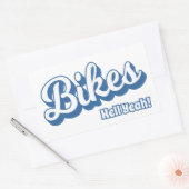 Bikes Hell Ja! Rechthoekige Sticker (Envelop)