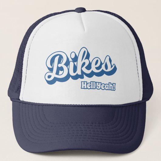 Bikes Hell Ja! Trucker Pet (Voorkant)