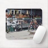 Bikes in café mousepad muismat (Met muis)