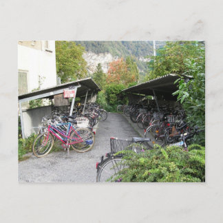 Bikes in Interlocken Briefkaart