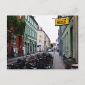 Bikes in Old Copenhagen Street Briefkaart (Voorkant)