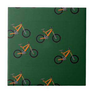 Bikes op groen tegeltje