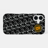 bikes+patroon gepersonaliseerd iPhone 16 hoesje (Achterkant horizontaal)