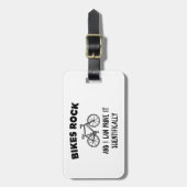 Bikes Rock en ik kunnen het wetenschappelijk bewij Bagagelabel (Voorkant verticaal)