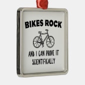 Bikes Rock en ik kunnen het wetenschappelijk bewij Metalen Ornament (Rechts)