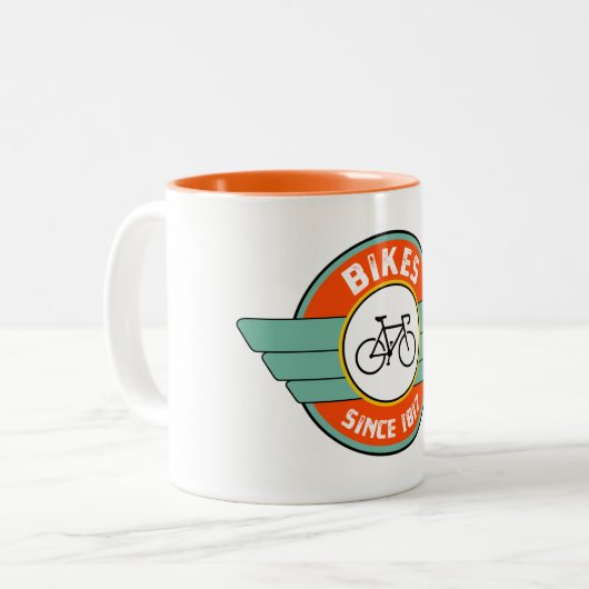 Bikes, sinds 1817 tweekleurige koffiemok (Voorkant links)