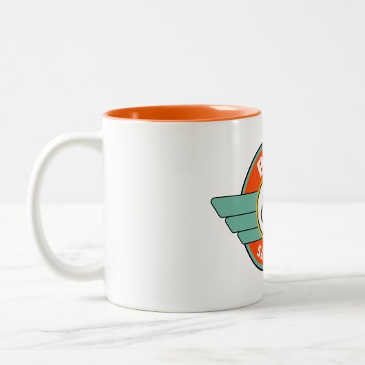 Bikes, sinds 1817 tweekleurige koffiemok (Links)