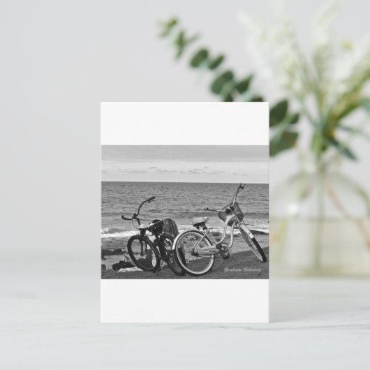 Bikes van het Zee Briefkaart (Staand voorkant)