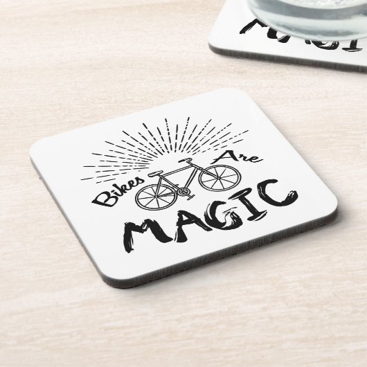 Bikes zijn magisch bier onderzetter (Linkerzijde)