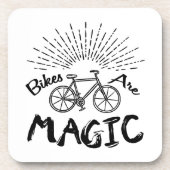 Bikes zijn magisch bier onderzetter (Voorkant)