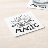 Bikes zijn magisch kartonnen onderzetters (Schuin)