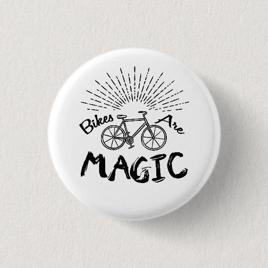 Bikes zijn magisch ronde button 3,2 cm (Voorkant)