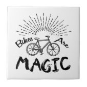Bikes zijn magisch tegeltje (Voorkant)