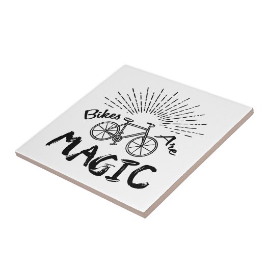 Bikes zijn magisch tegeltje (Zijkant)