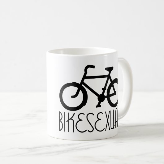 Bikesexual Cyclist Bicycle Bike Mok (Voorkant rechts)