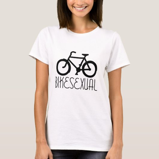 Bikesexual Cyclist T Shirt (Voorkant)